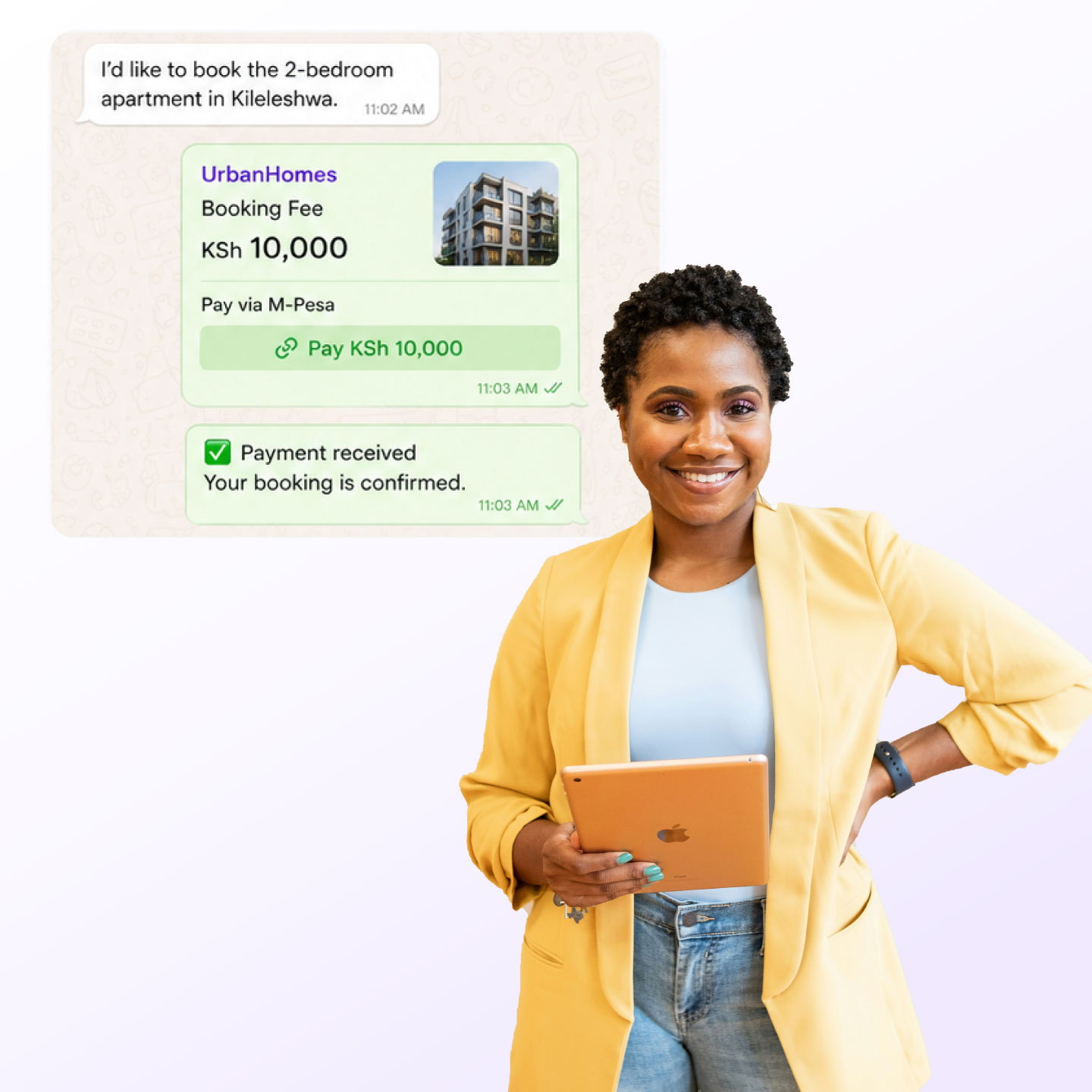 Nautix in-chat payment close for Real Estate